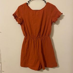 orange romper